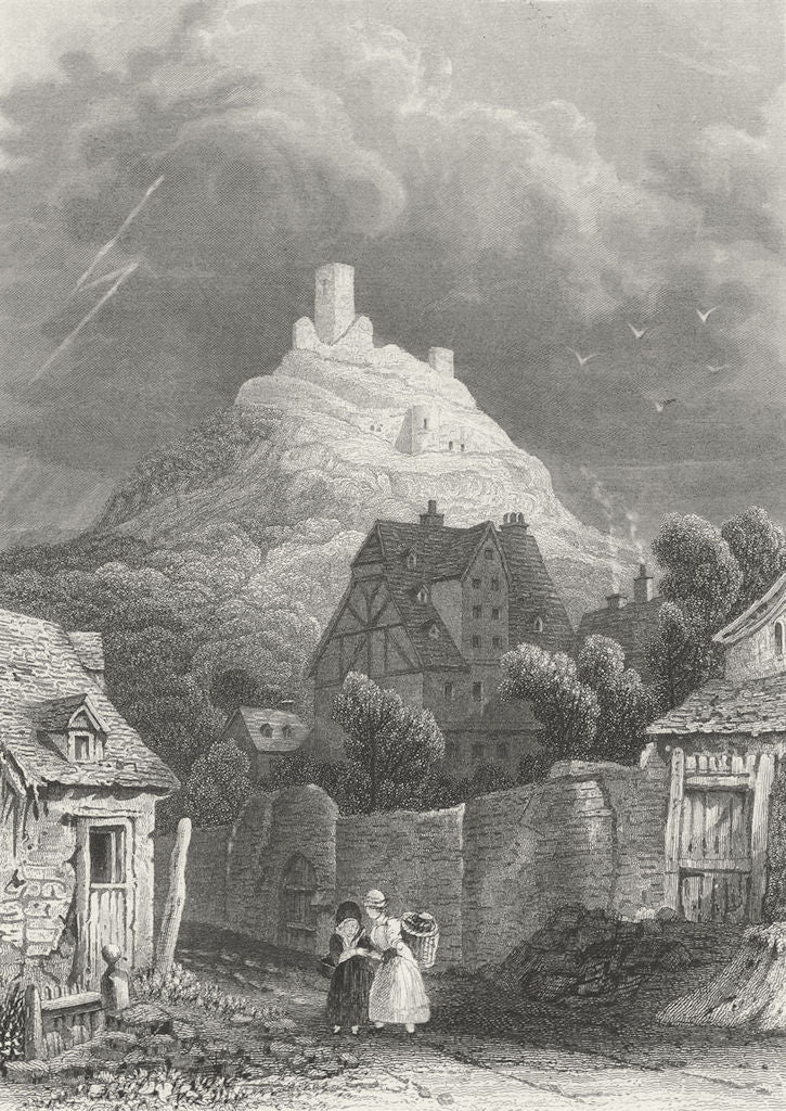 GERMANY. Nassau. Shepherd JS 1840 old antique vintage print picture